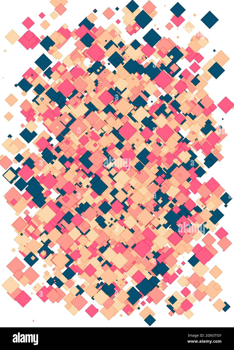 Colorful Universe Distribution Computational Generative Art background illustration Stock Vector