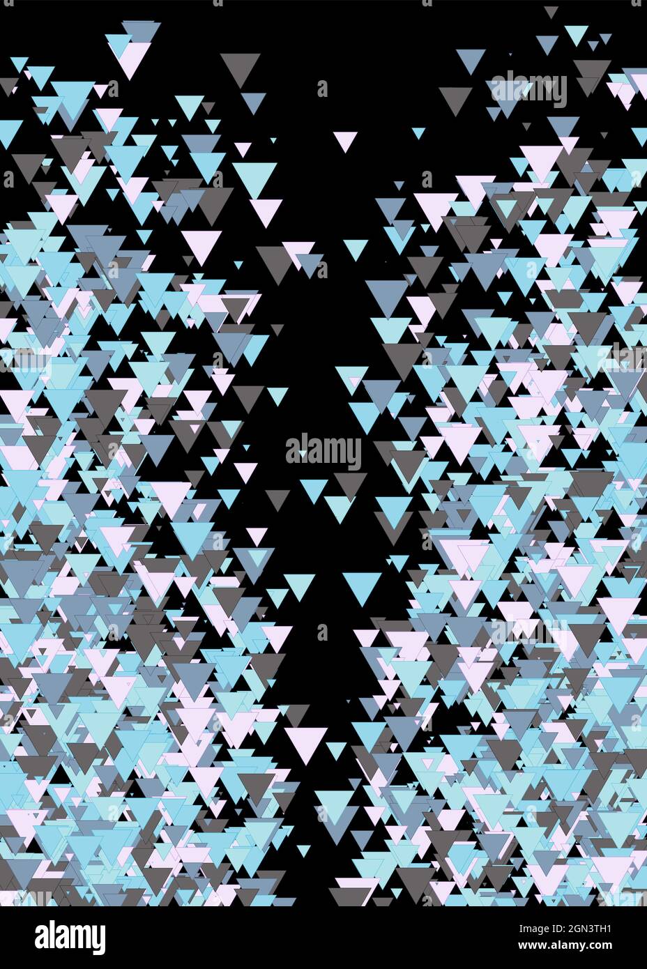 Colorful Universe Distribution Computational Generative Art background illustration Stock Vector