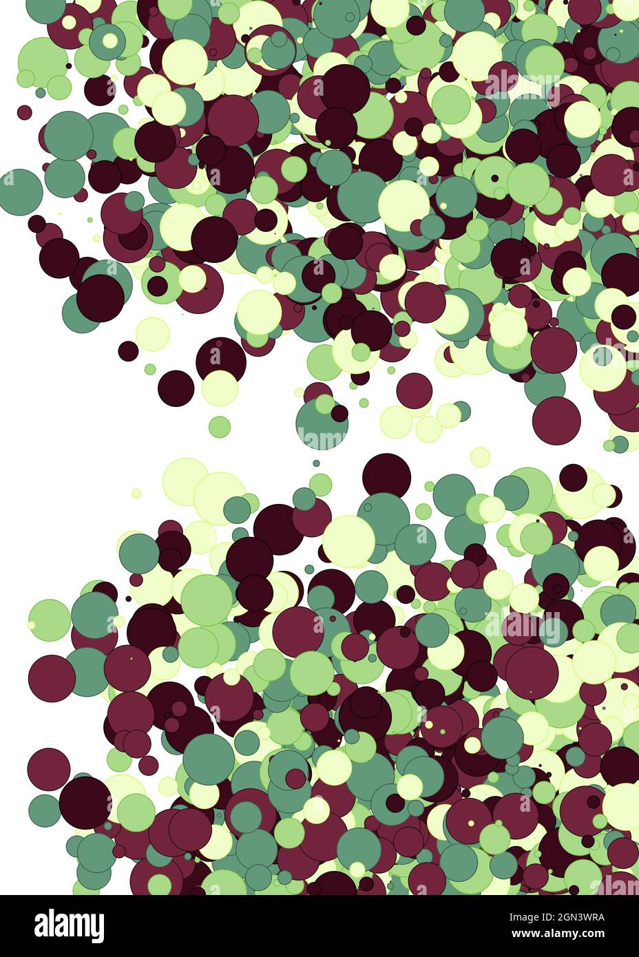 Colorful Universe Distribution Computational Generative Art background illustration Stock Vector
