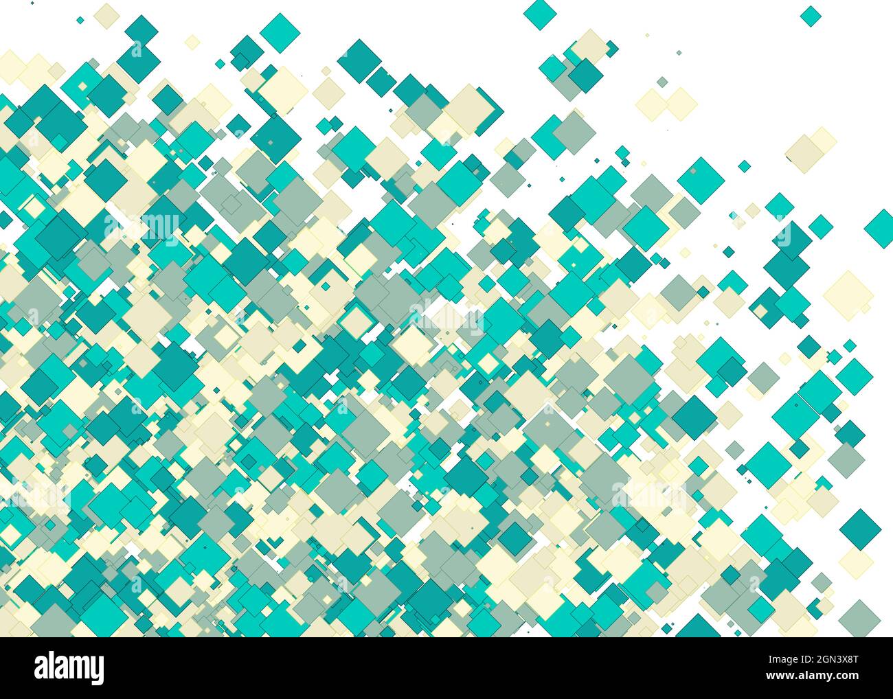 Colorful Universe Distribution Computational Generative Art background illustration Stock Vector