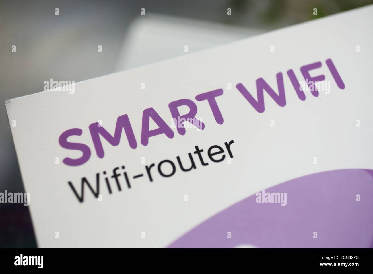 Citron tilpasningsevne frihed Smart wifi in a home from Telia company Stock Photo - Alamy