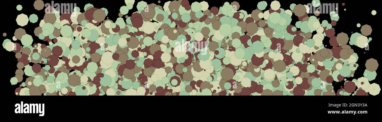 Colorful Universe Distribution Computational Generative Art background illustration Stock Vector