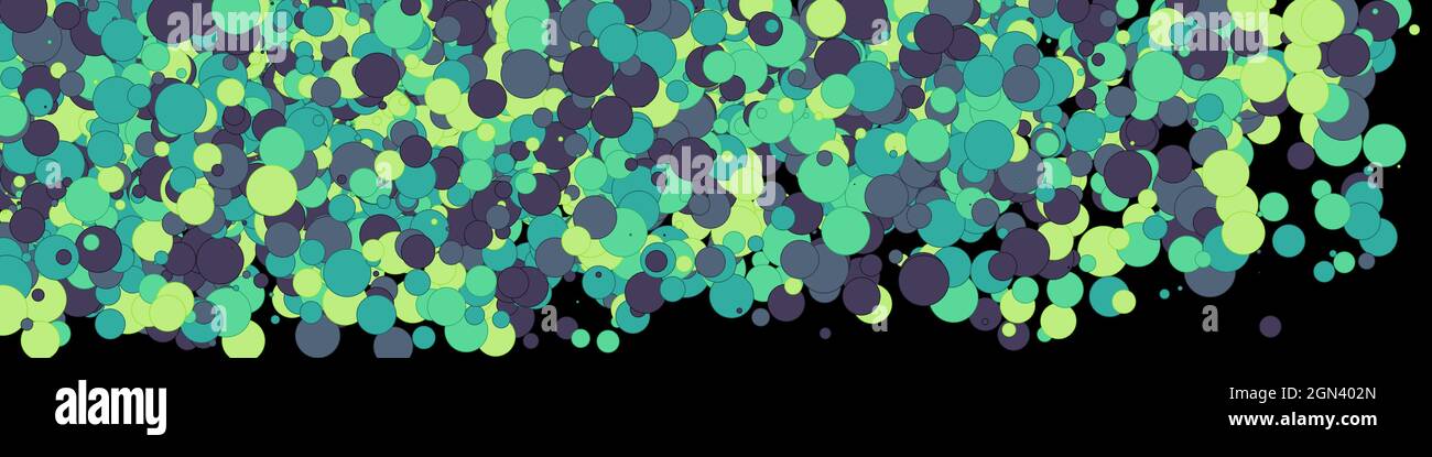 Colorful Universe Distribution Computational Generative Art background illustration Stock Vector
