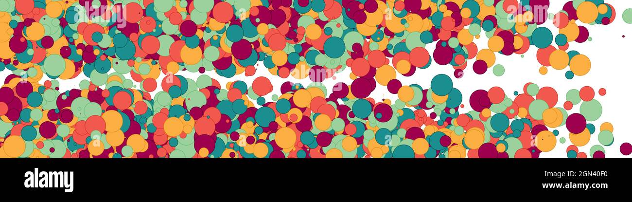 Colorful Universe Distribution Computational Generative Art background illustration Stock Vector