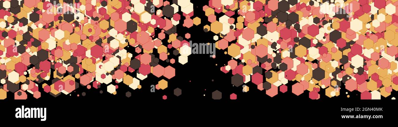 Colorful Universe Distribution Computational Generative Art background illustration Stock Vector