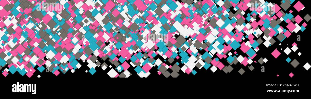 Colorful Universe Distribution Computational Generative Art background illustration Stock Vector
