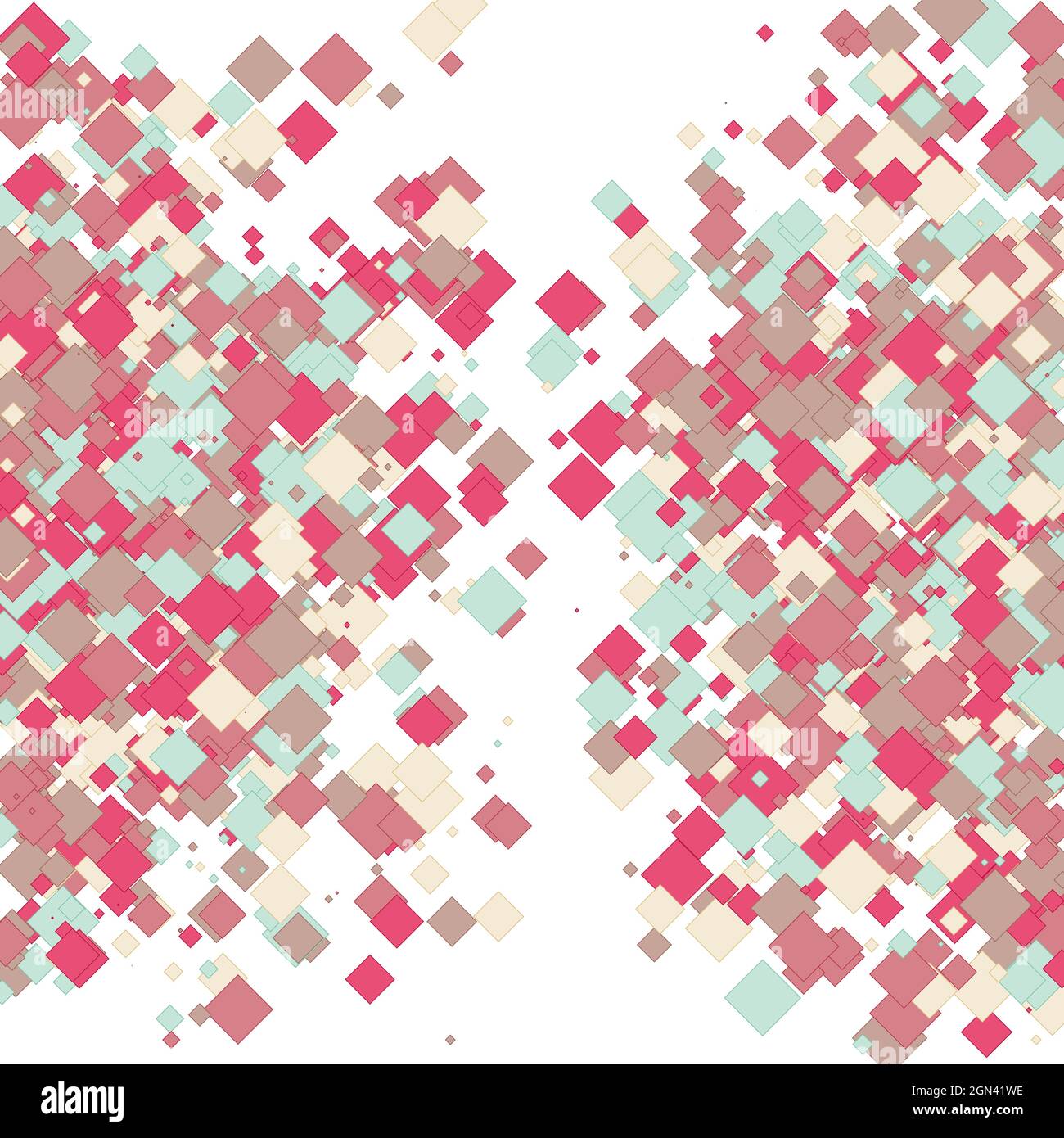 Colorful Universe Distribution Computational Generative Art background illustration Stock Vector