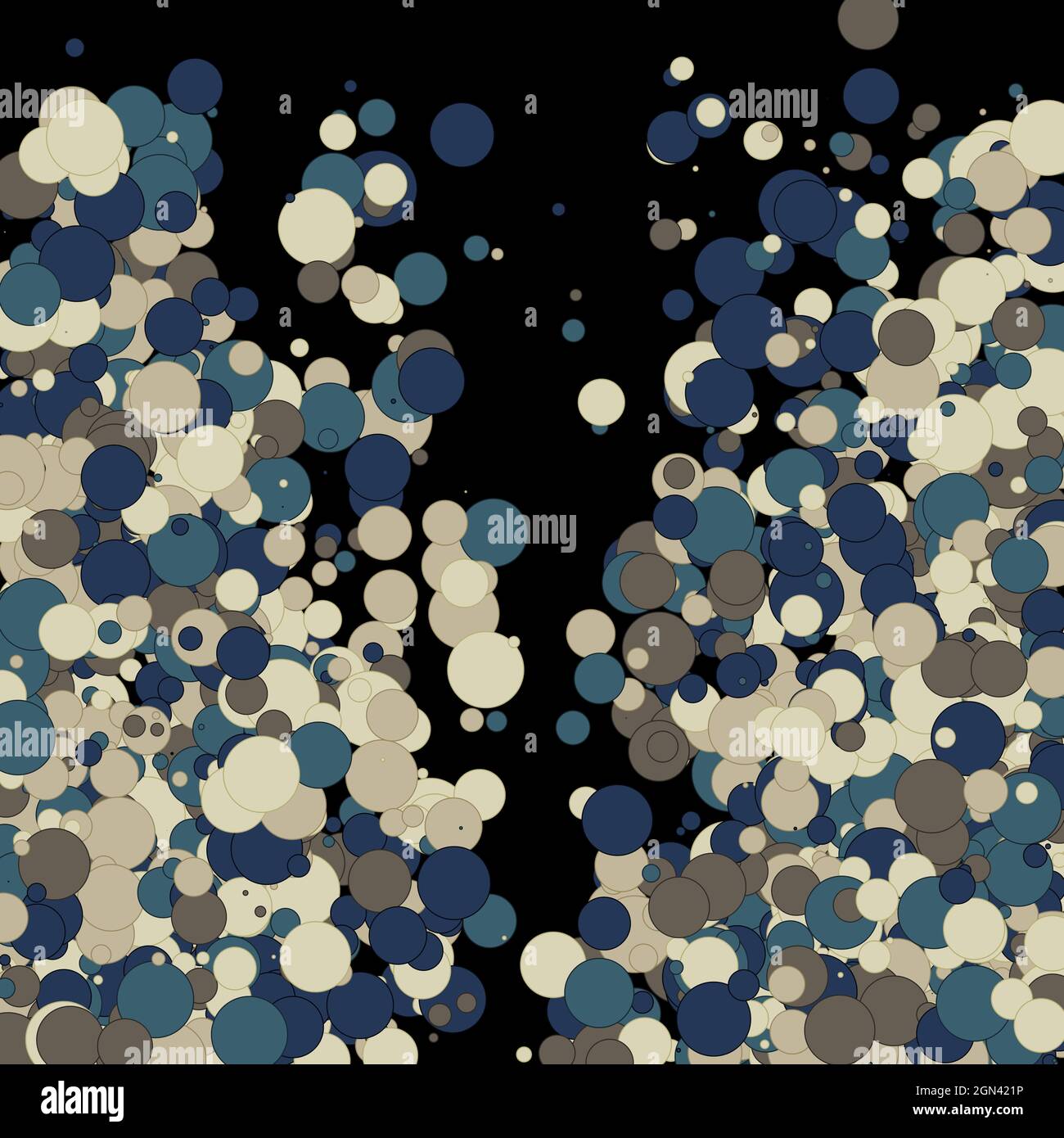 Colorful Universe Distribution Computational Generative Art background illustration Stock Vector