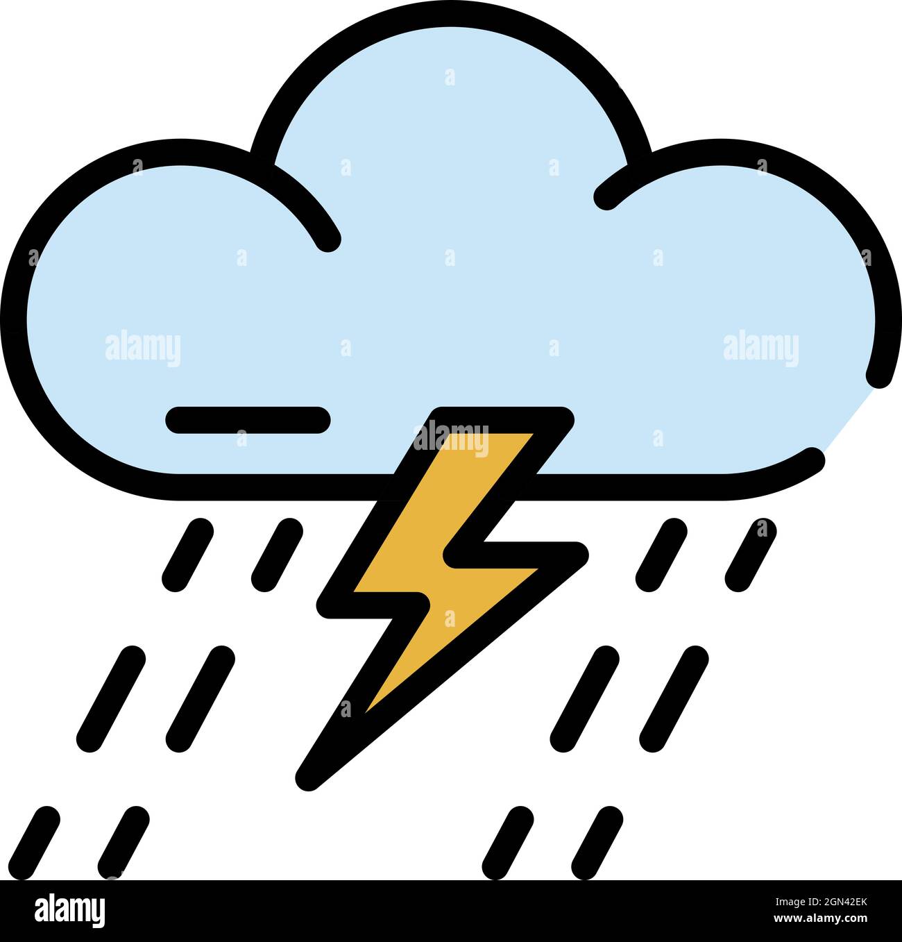 Rain Cloud Icon