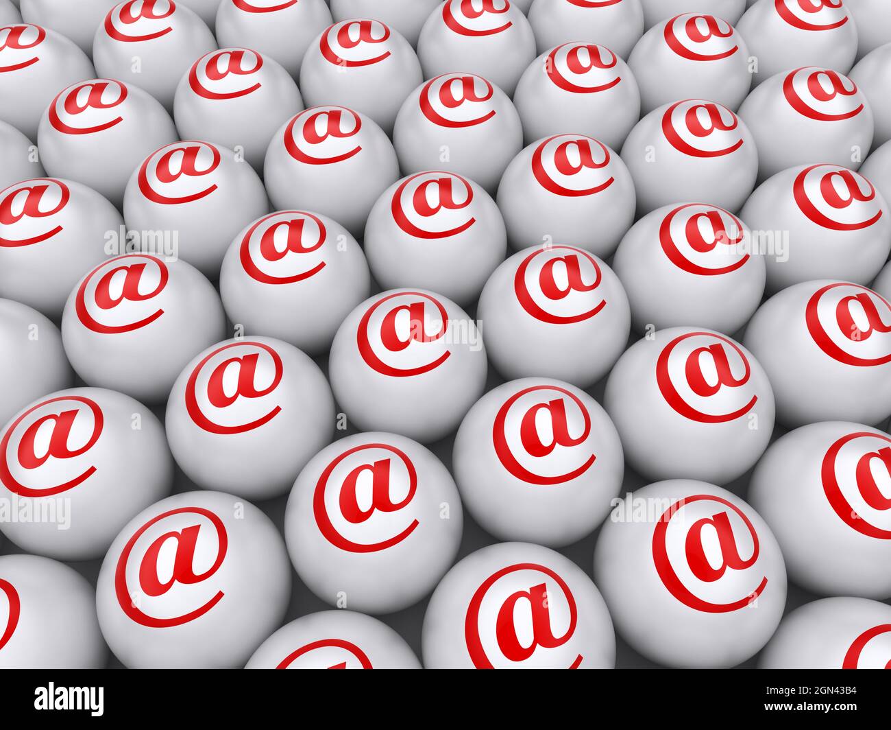 E-mail abstract background. 3d rendered image Stock Photo