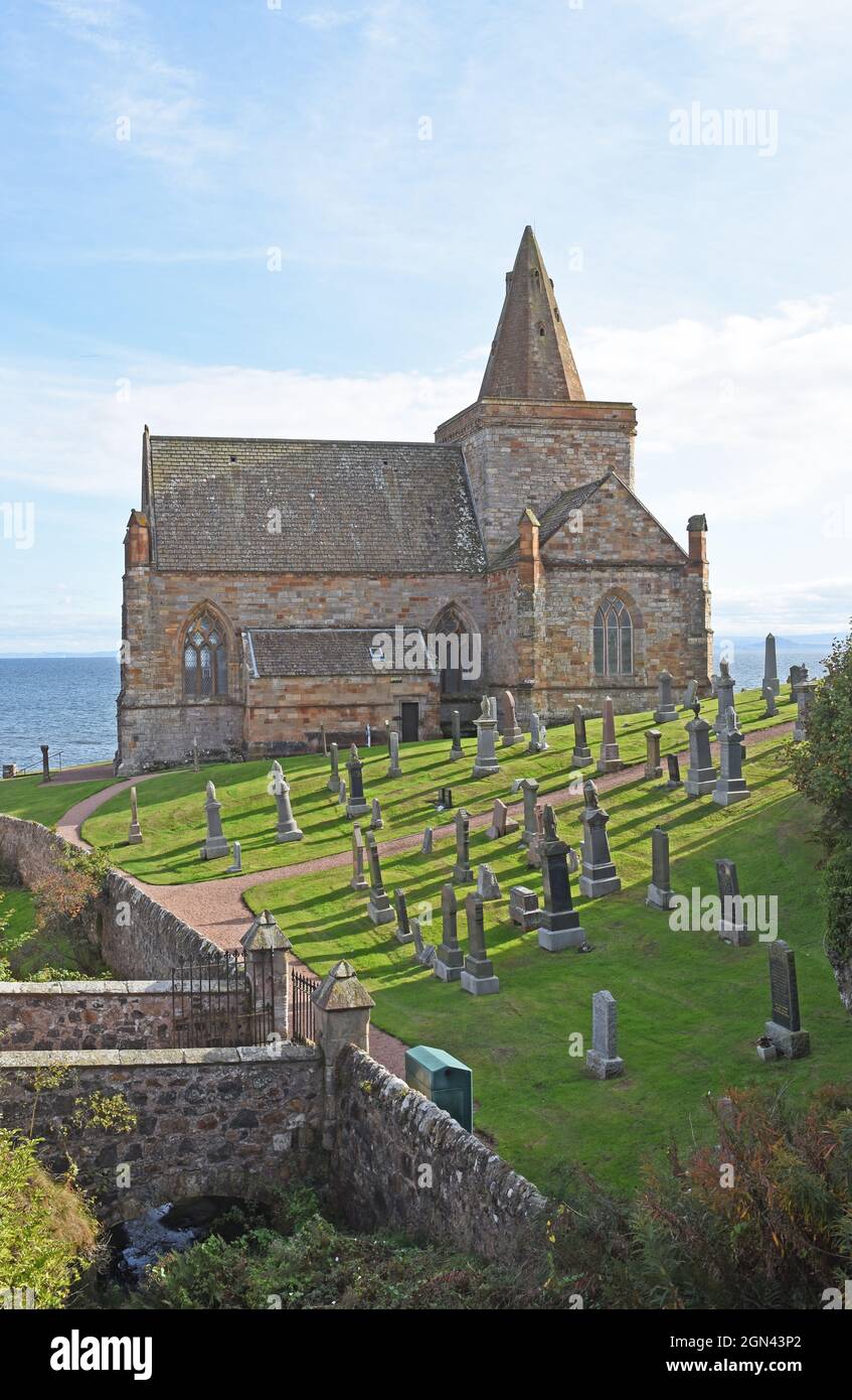 Parish Church St Monans, by Anstruther, Fife, Scotland Stock Photo
