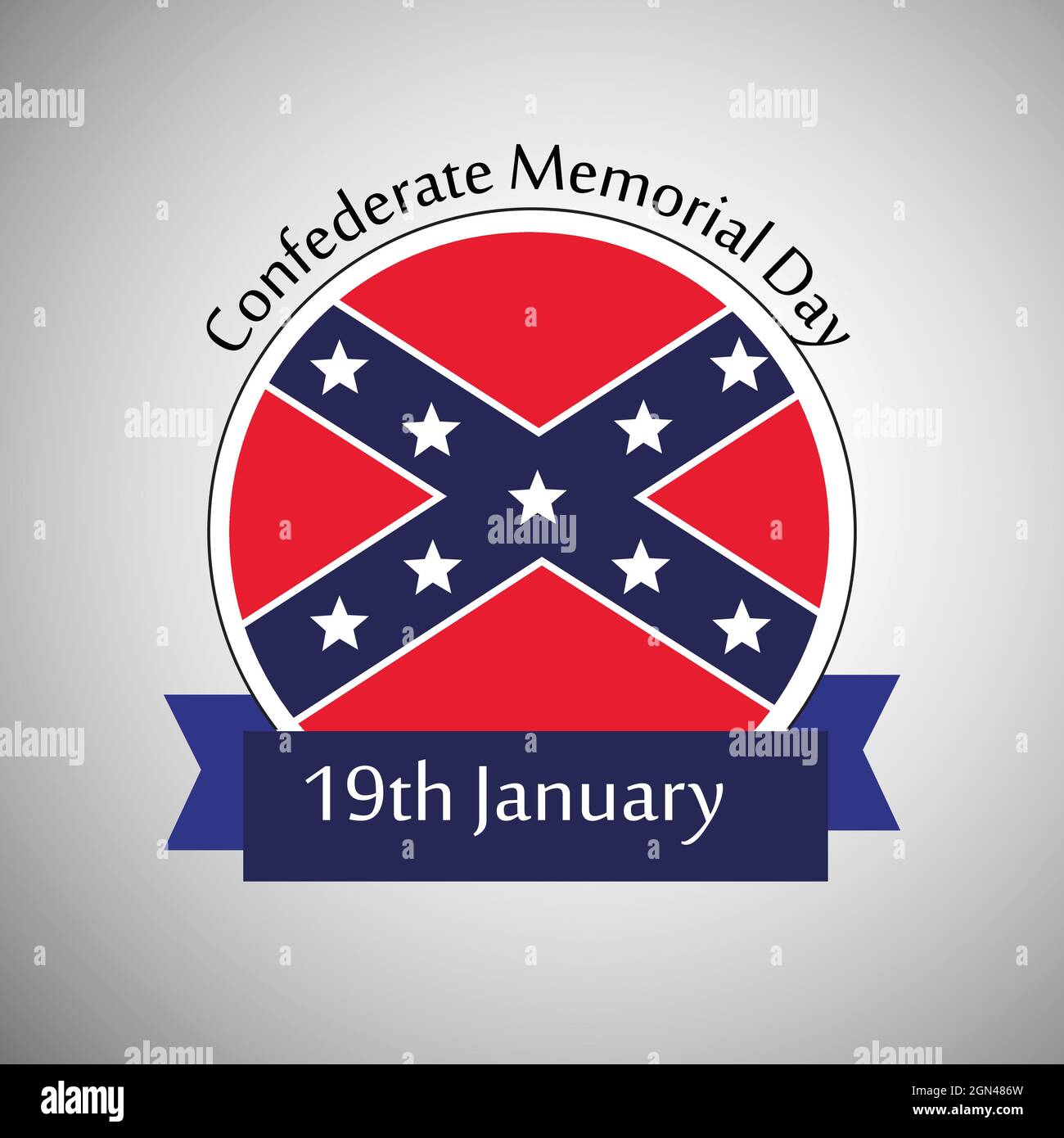 Confederate Memorial Day Stock Vector Image & Art Alamy