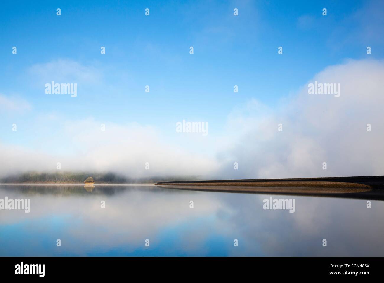 Kielder Dam, Kielder Water & Forest Park, Northumberland, UK Stock Photo