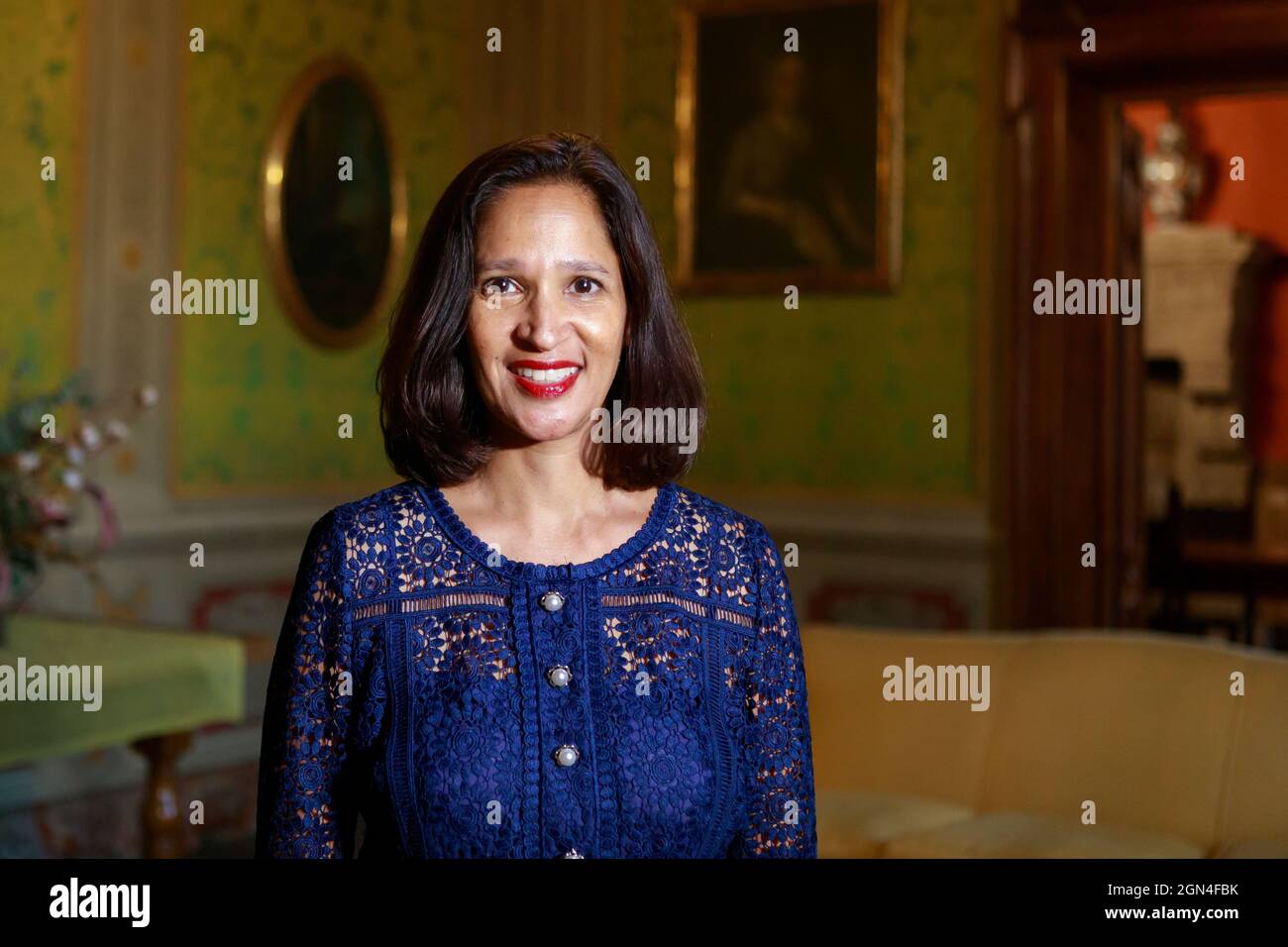 Portrait of US Honorary Consul Ragini Gupta during an event in Bologna, Italy Stock Photo