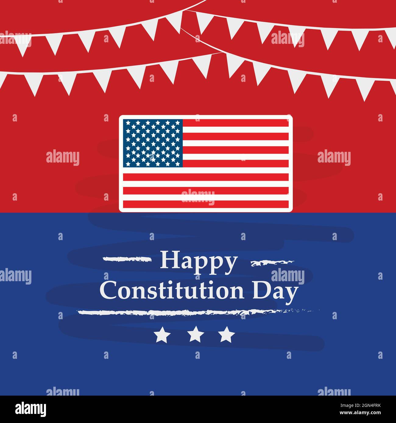 USA Constitution Day Stock Vector