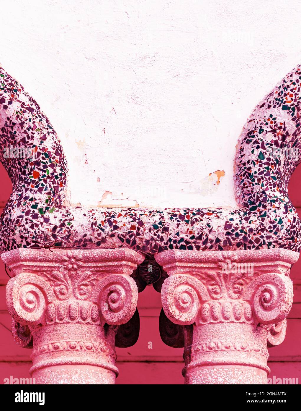 colonial style column architecture Stock Photo - Alamy