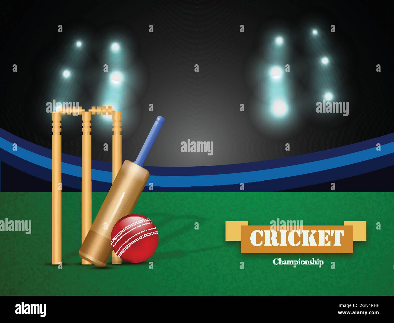 Cricket Sport Background Stock Vector Image & Art - Alamy