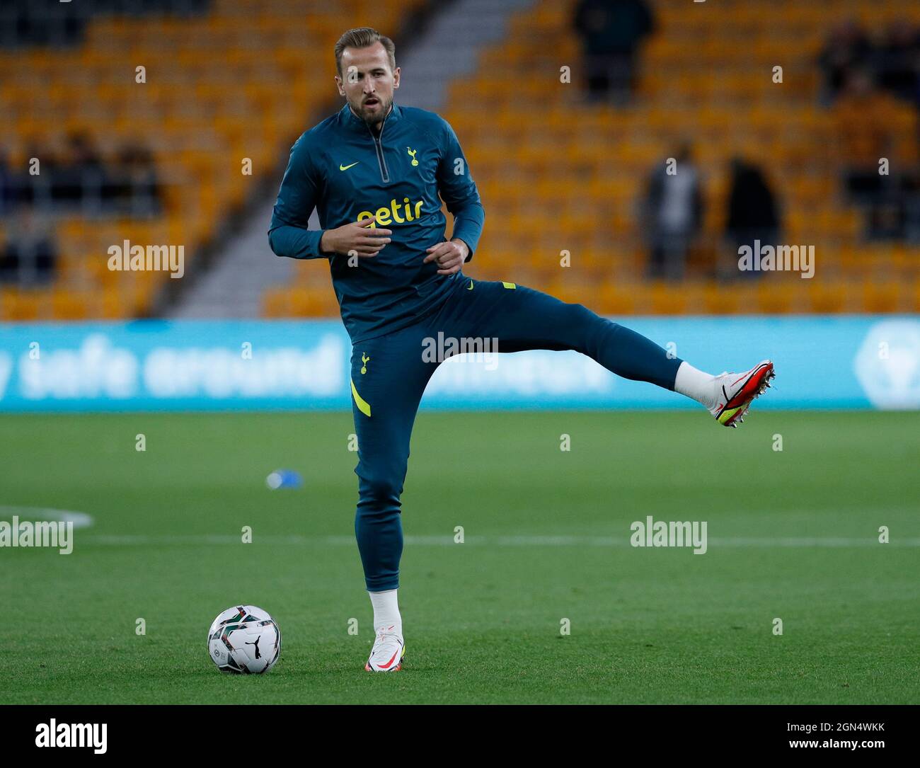 Wolverhampton, England, 22nd September 2021. Harry Kane of Tottenham  during the Carabao Cup match at Molineux, Wolverhampton. Picture credit should read: Darren Staples / Sportimage Credit: Sportimage/Alamy Live News Stock Photo