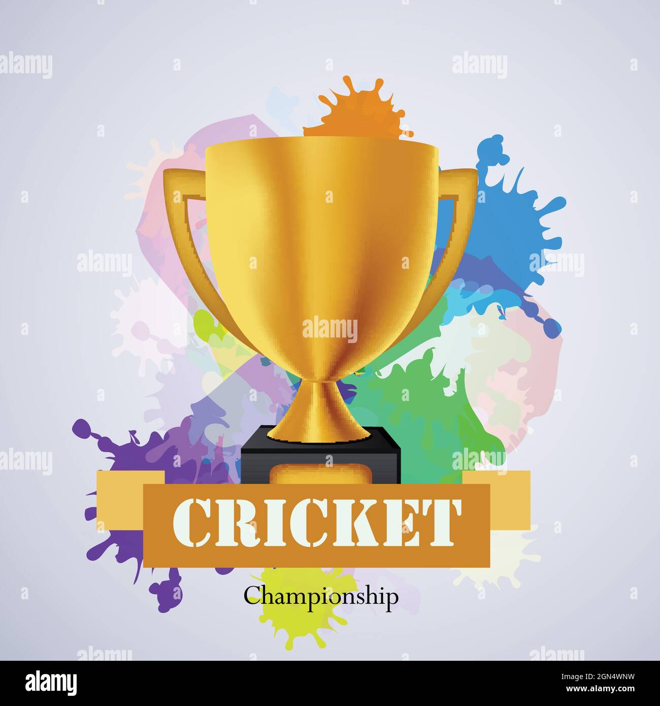 Cricket Sport Background Stock Vector