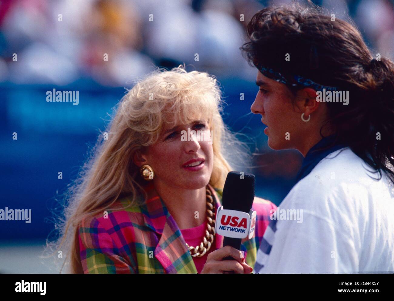 American tennis player Tracy Austin,  US Open, 1992 Stock Photo