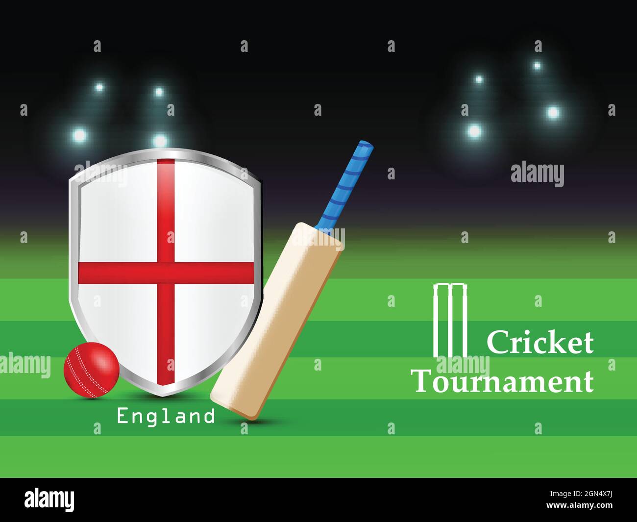 Cricket Sport Background Stock Vector Image & Art Alamy