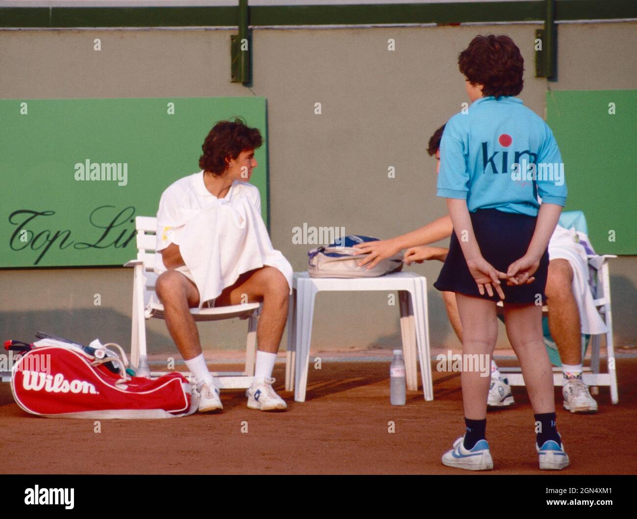 Italian tennis player Nicola Bruno, 1990s Stock Photo