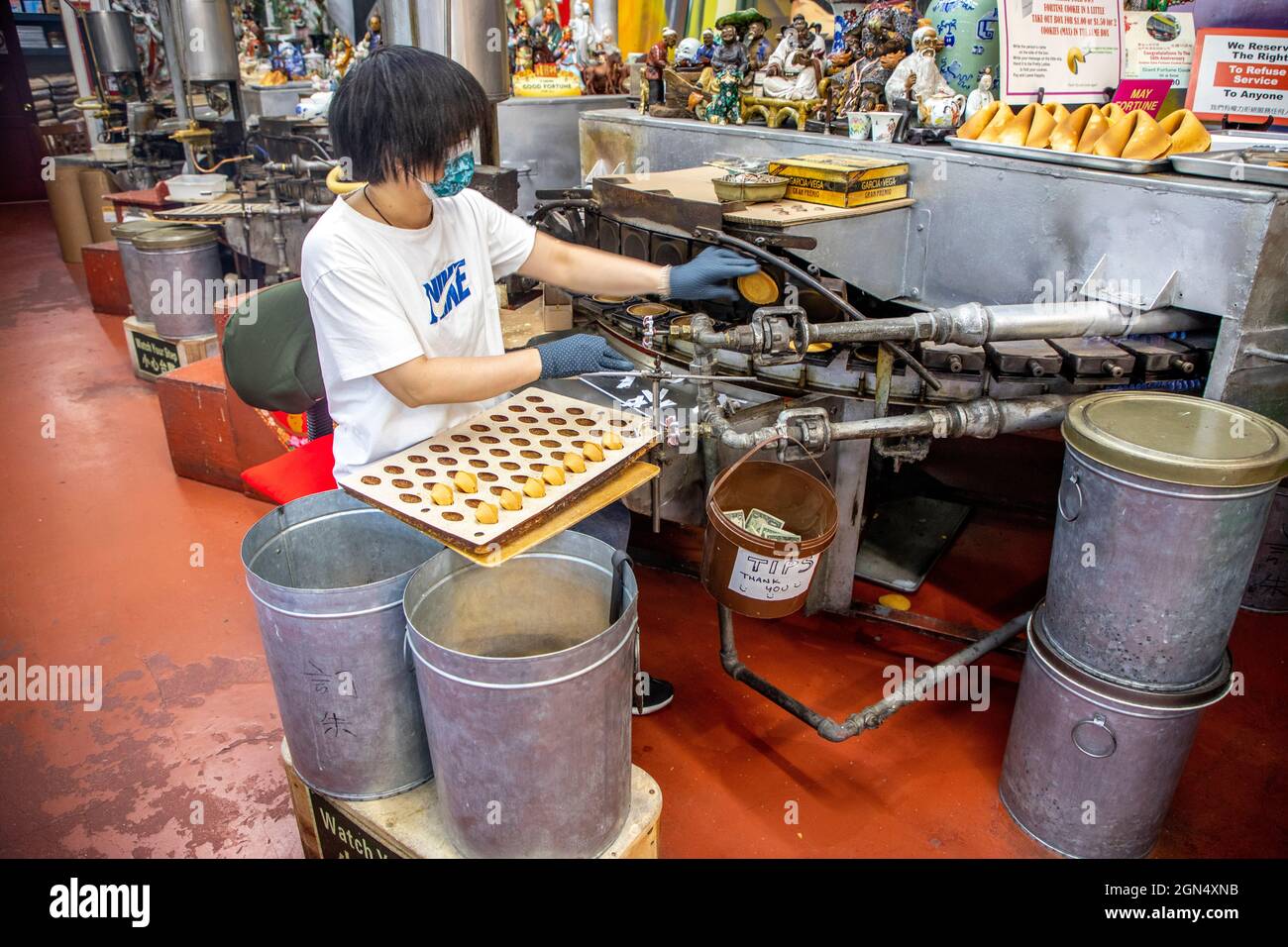 Exploring Chinatown in San Francisco, California. Stock Photo