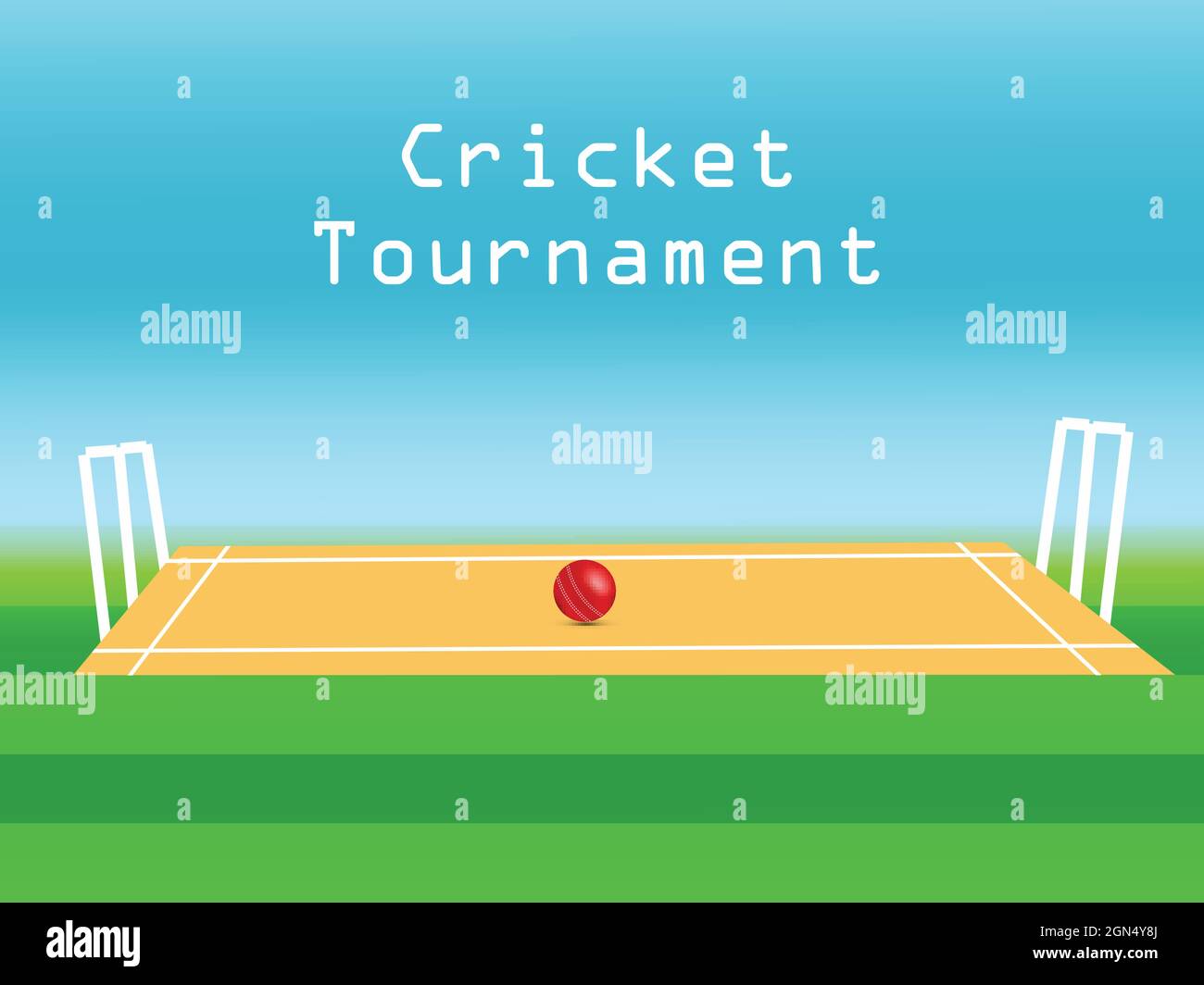 Cricket Sport Background Stock Vector Image & Art Alamy