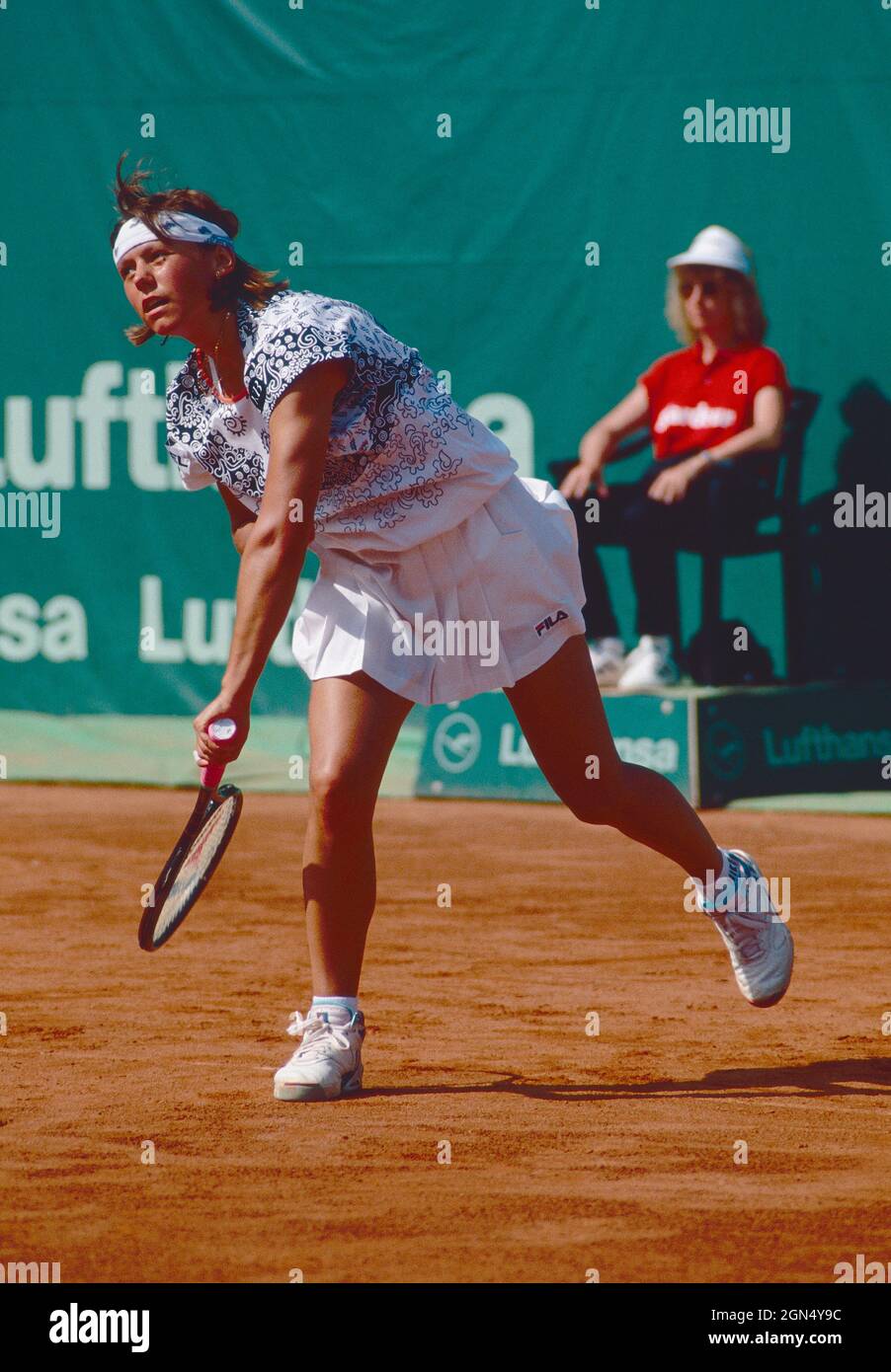 Belgian tennis player Sabine Appelmans, Lufthansa Cup, Berlin 1992 Stock  Photo - Alamy