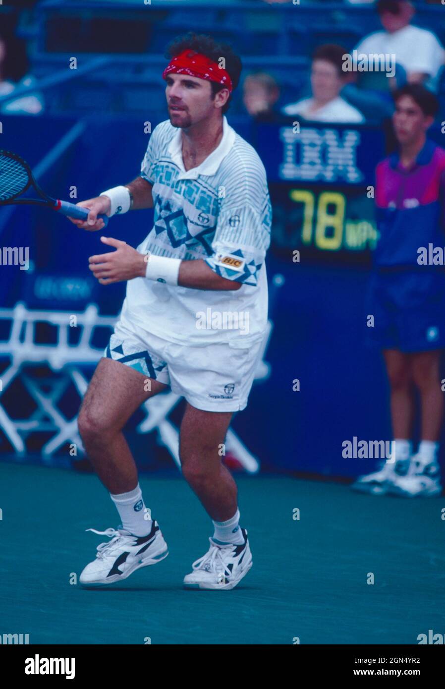 American tennis player Chuck Adams, US Open 1993 Stock Photo - Alamy