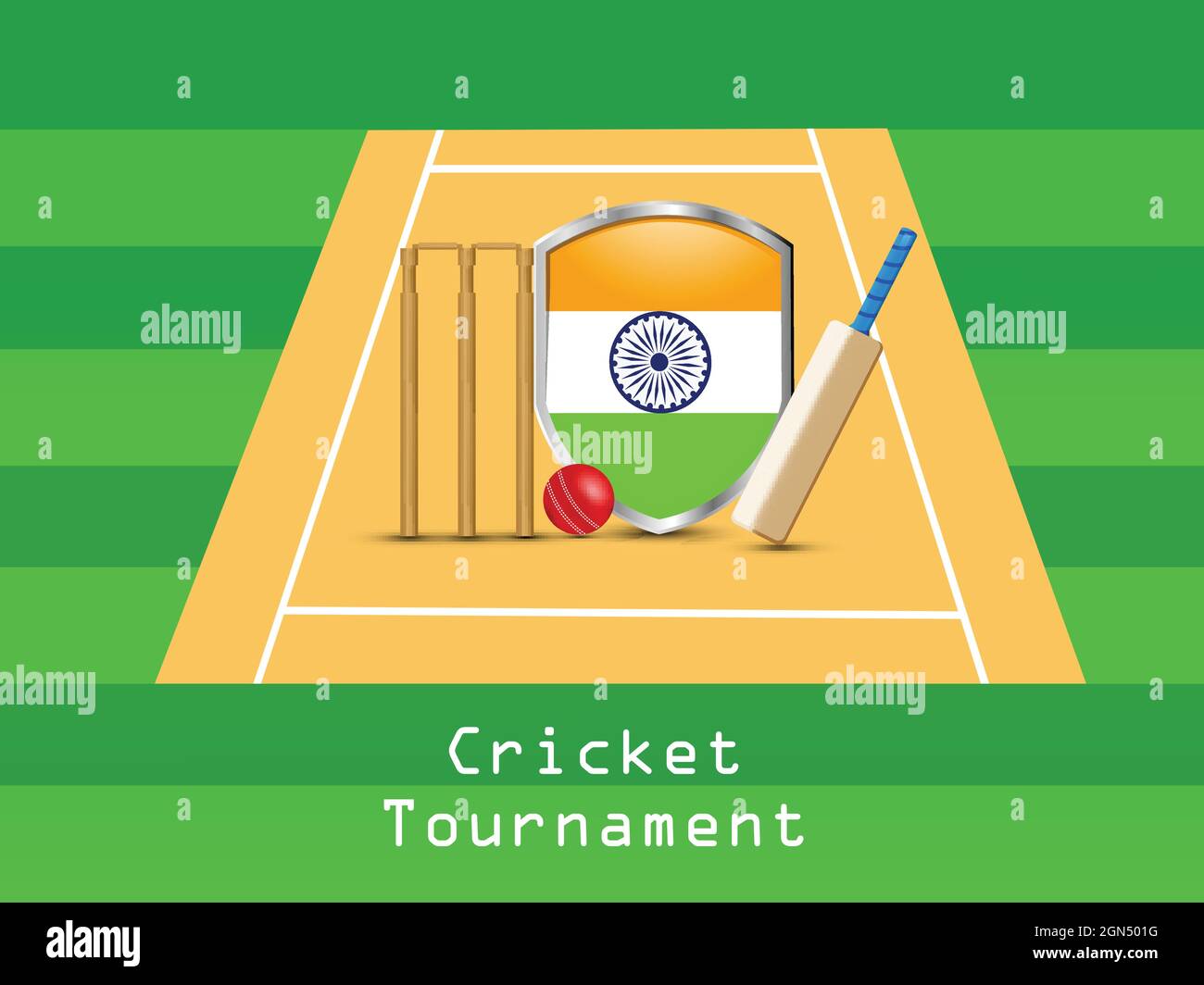 Cricket Sport Background Stock Vector Image & Art Alamy