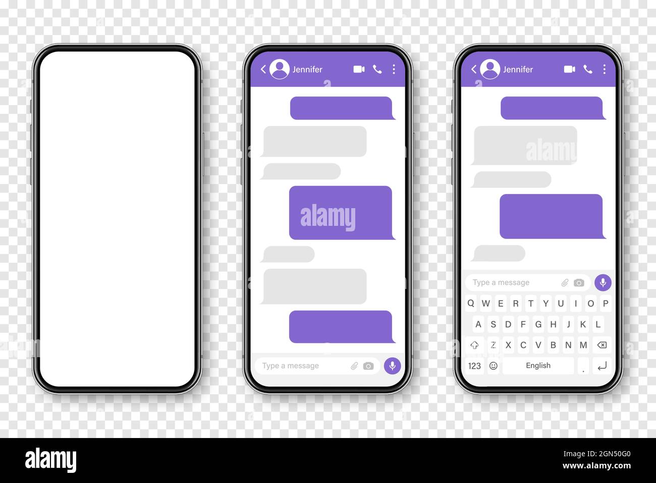 Blank Text Message Template