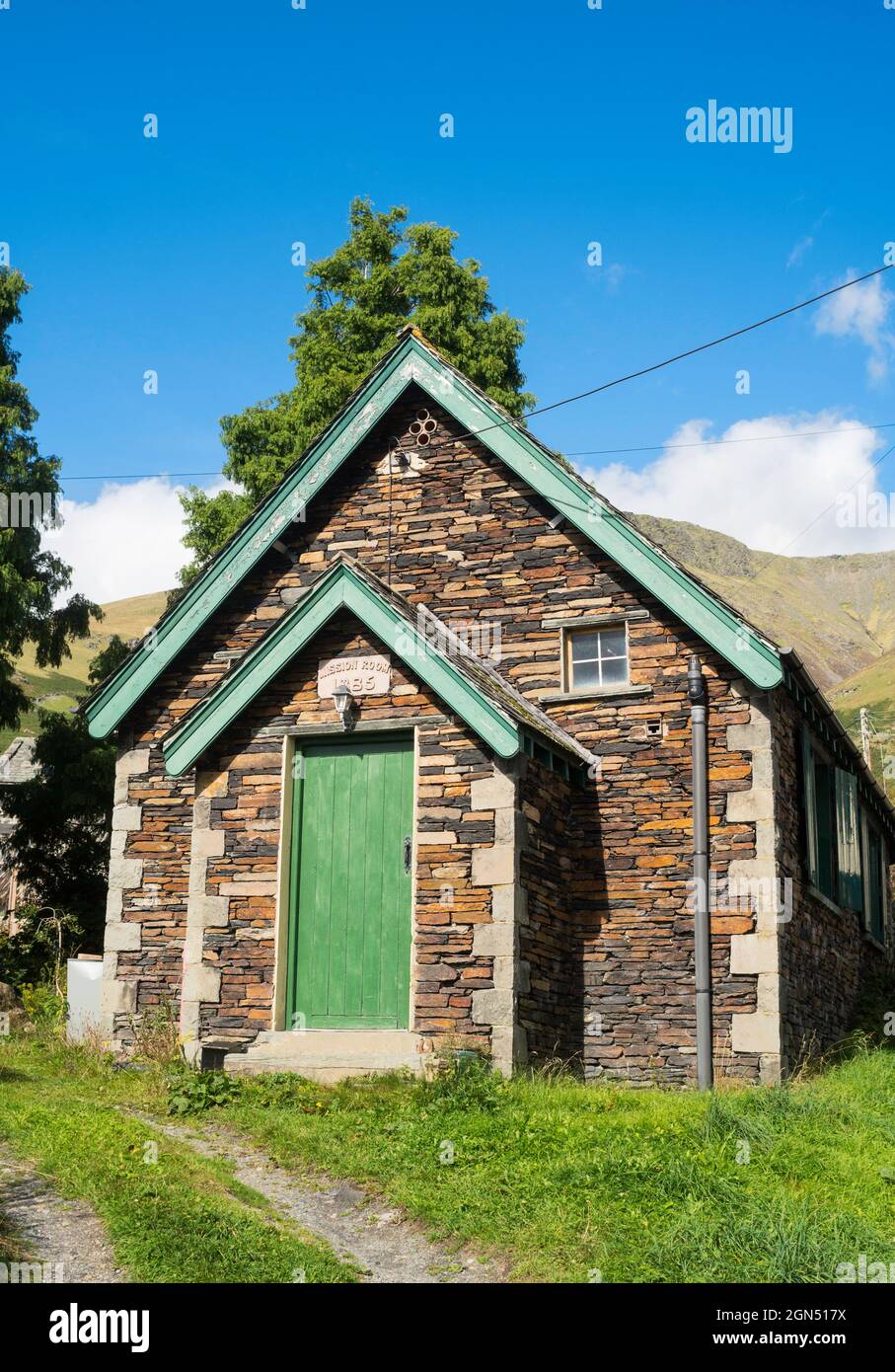 Former Mission House and Methodist Chapel in Threlkeld, Cumbria, England, UK Stock Photo