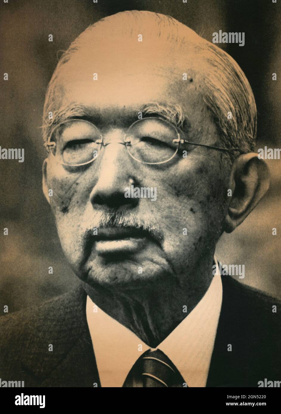 Japanese Emperor Hirohito, 1989 Stock Photo