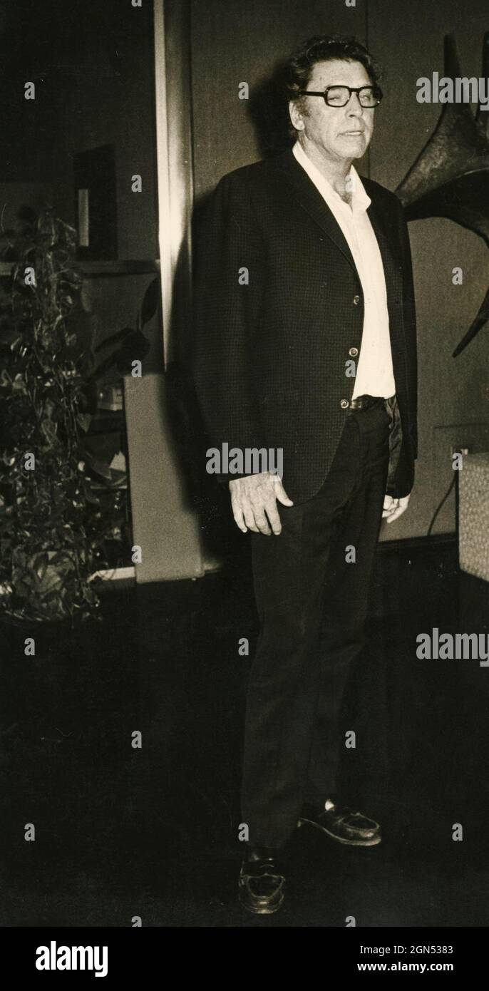 American actor Burt Lancaster, 1970s Stock Photo