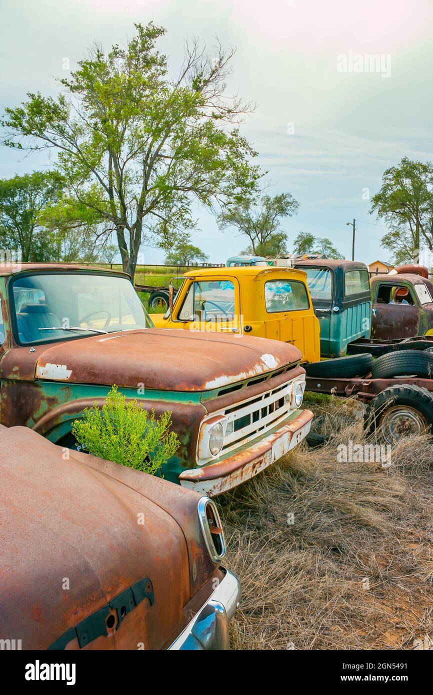 1950s junkyard hi-res stock photography and images - Alamy