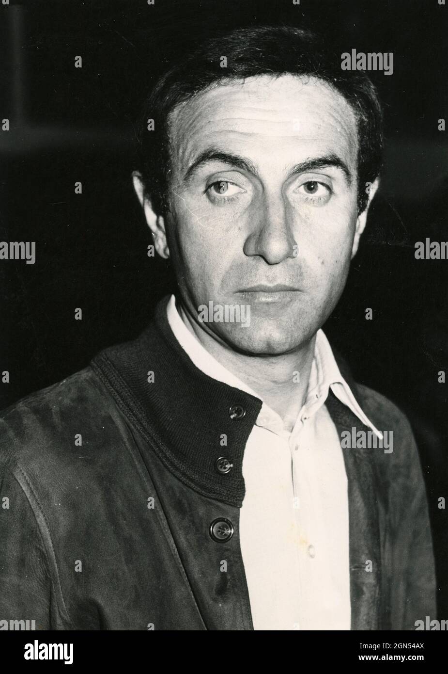 Italian TV presenter Pippo Baudo, 1970s Stock Photo