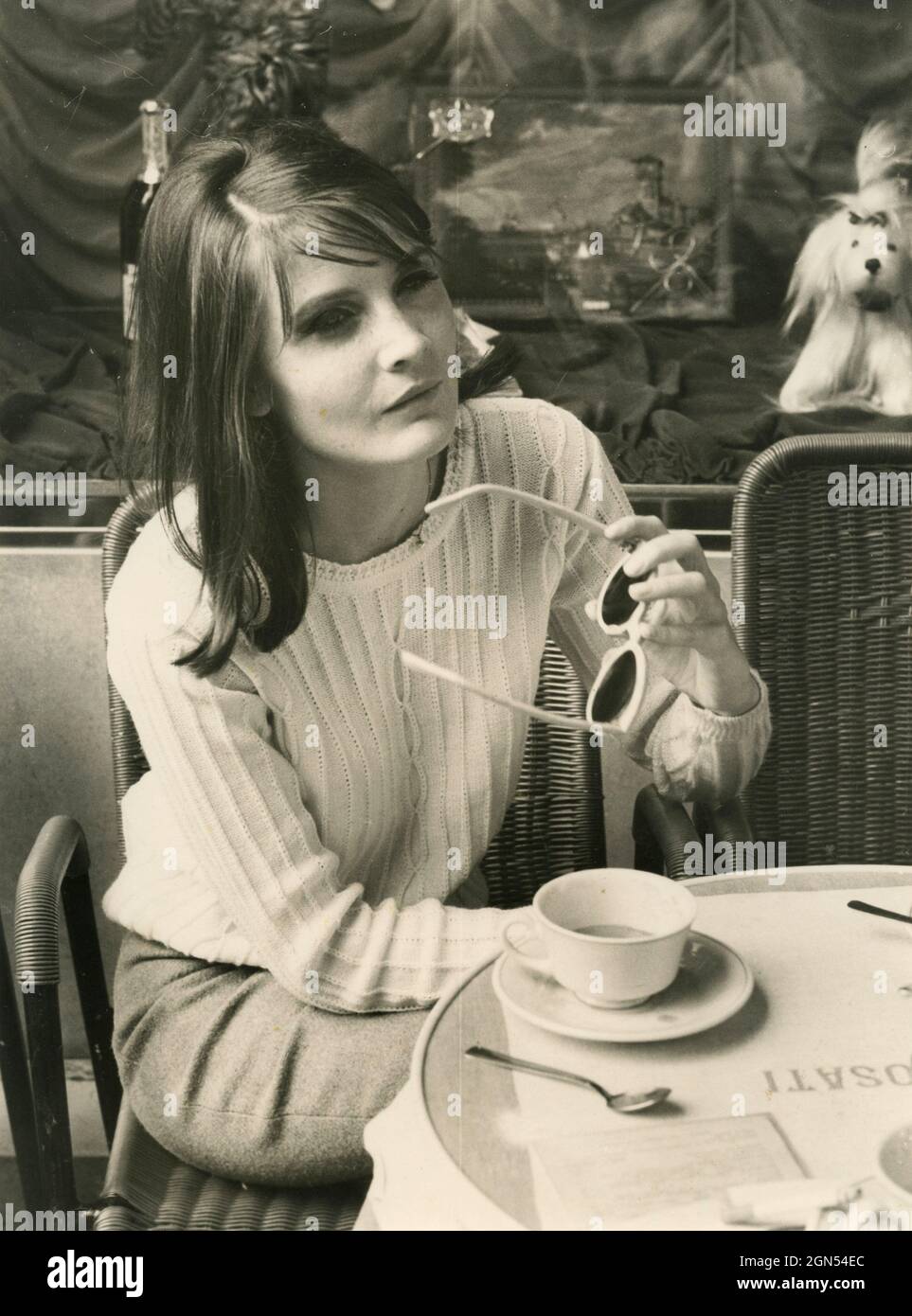 English singer Sandie Shaw, 1970s Stock Photo