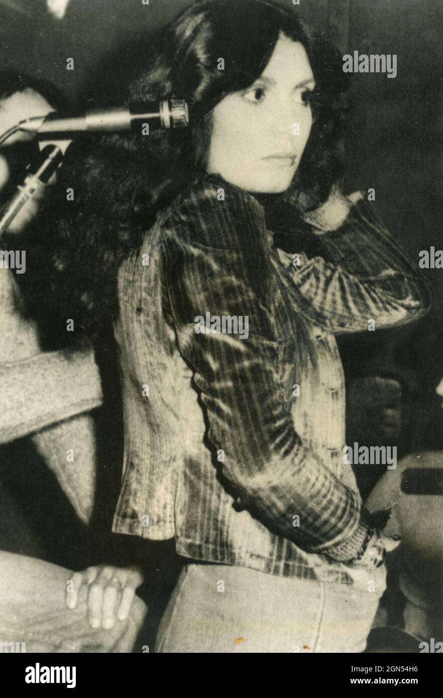 Italian singer and songwriter Loredana Bertè, 1980s Stock Photo