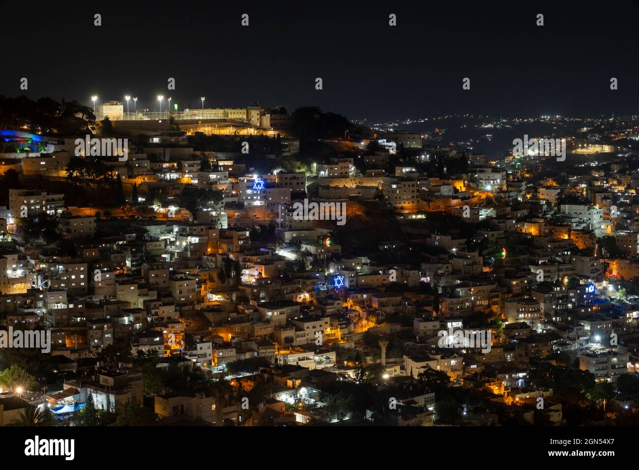 outside buildings of Jewish settlers 