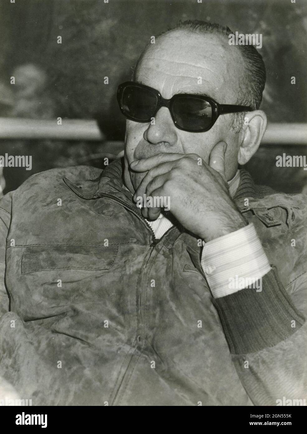 Italian actor Vittorio Caprioli, 1980s Stock Photo