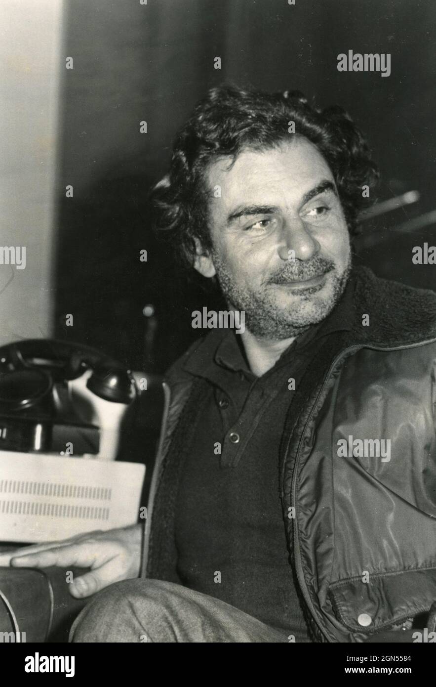 Italian actor Gian Maria Volonté, 1980s Stock Photo Alamy