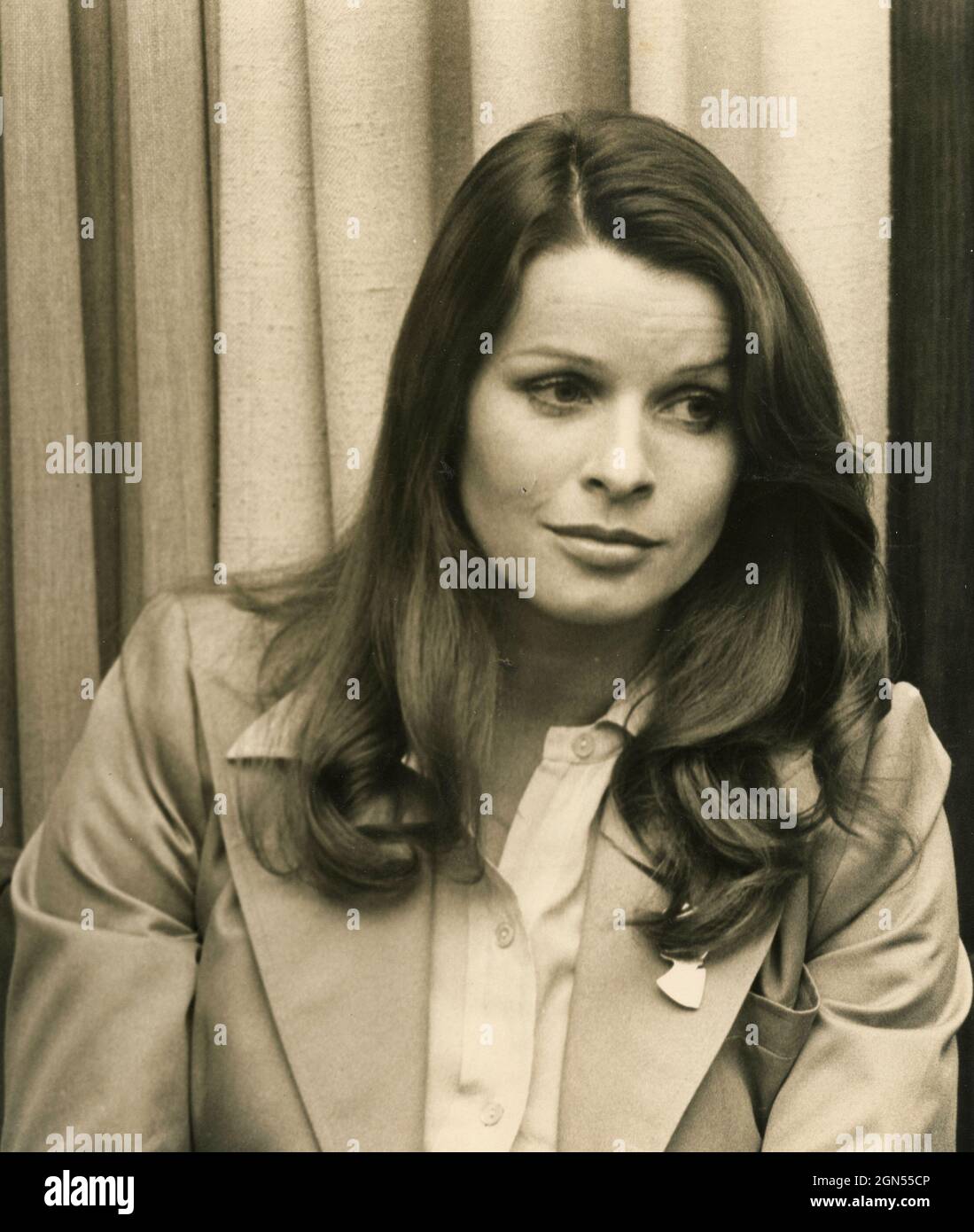 Austrian-German film actress Senta Berger, 1970s Stock Photo