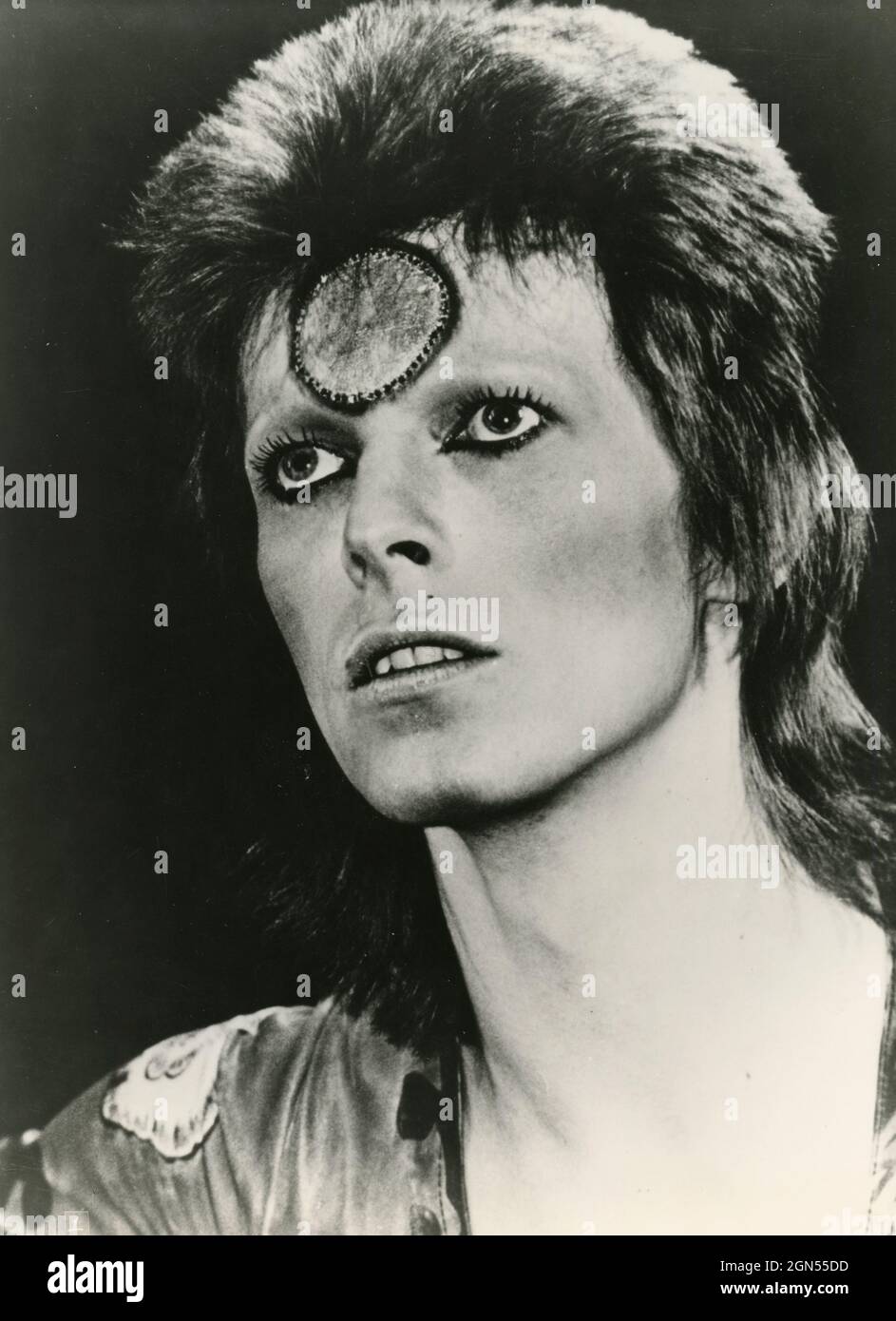 British singer and songwriter David Bowie, 1970s Stock Photo