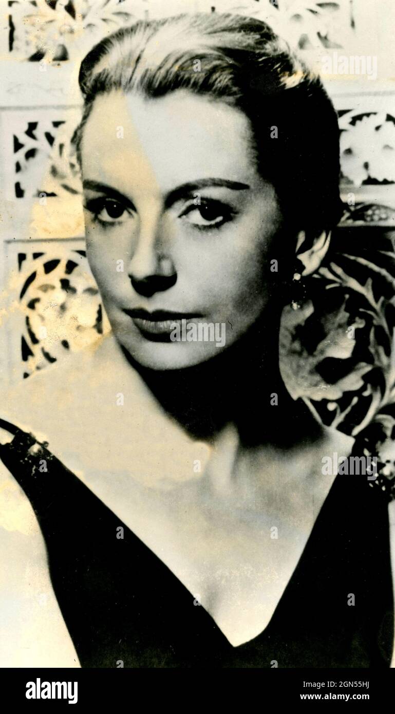 British film actress Deborah Kerr, 1960s Stock Photo