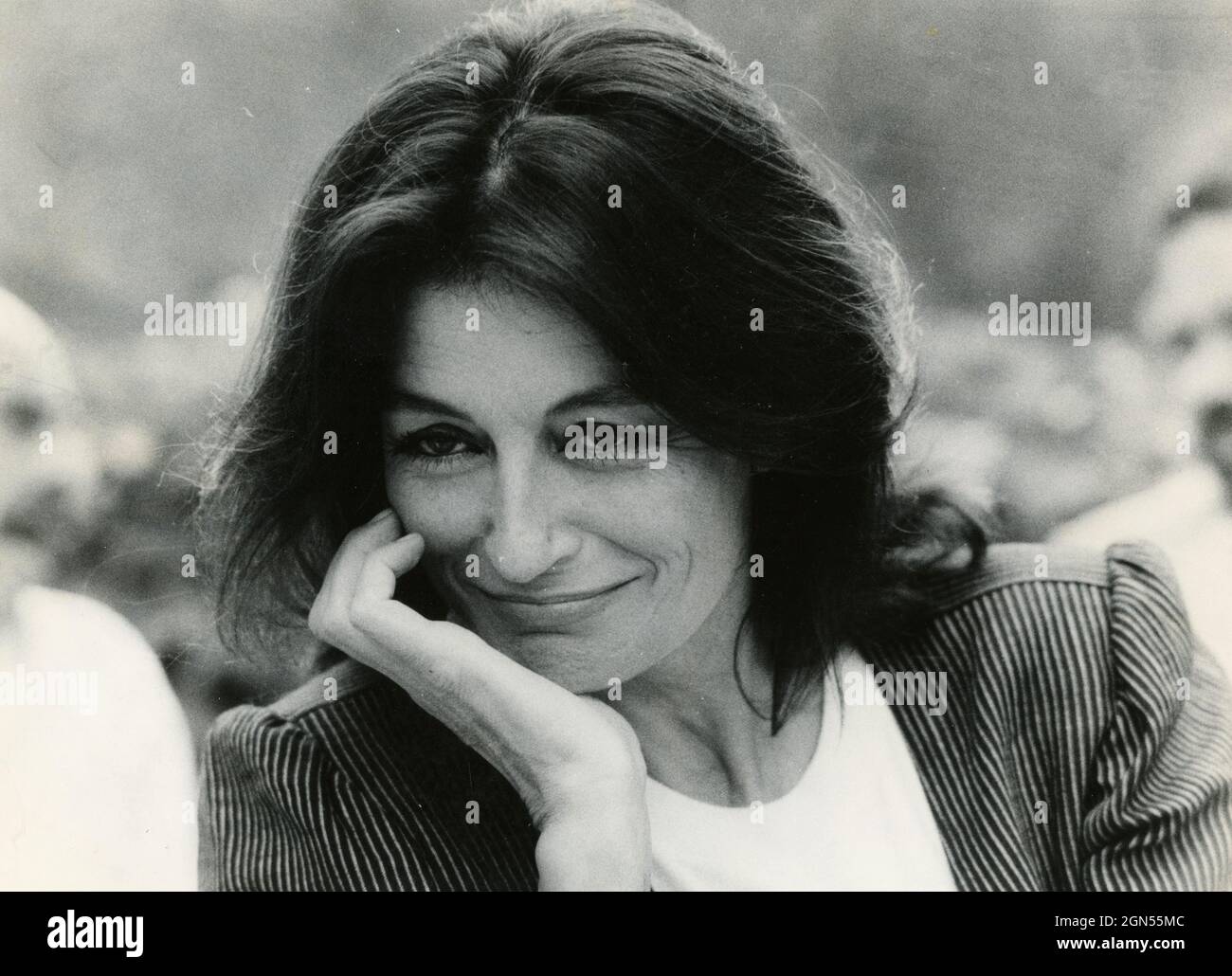 French actress Anouk Aimée, 1980s Stock Photo