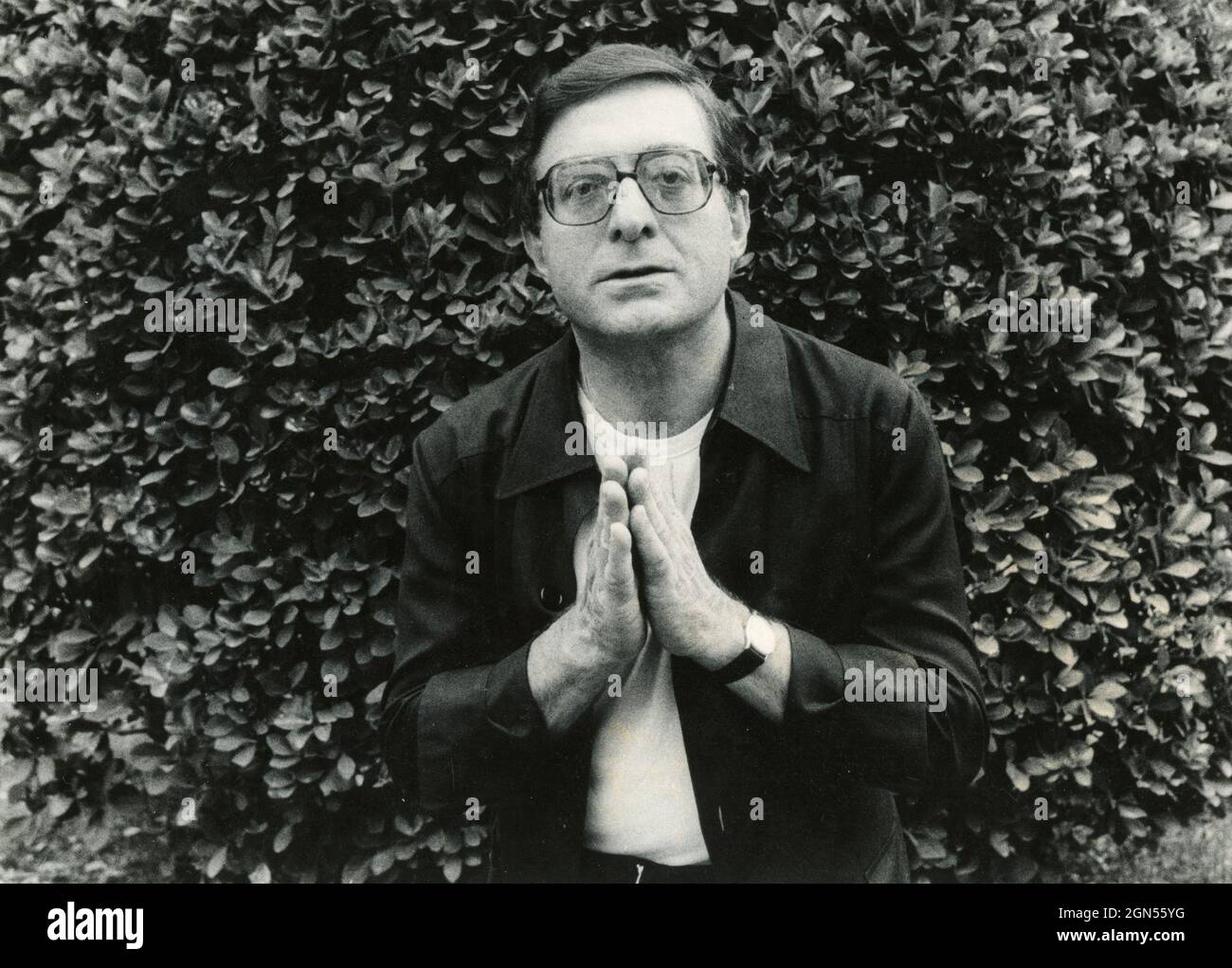 Italian singer and showman Dino Sarti, 1980s Stock Photo Alamy