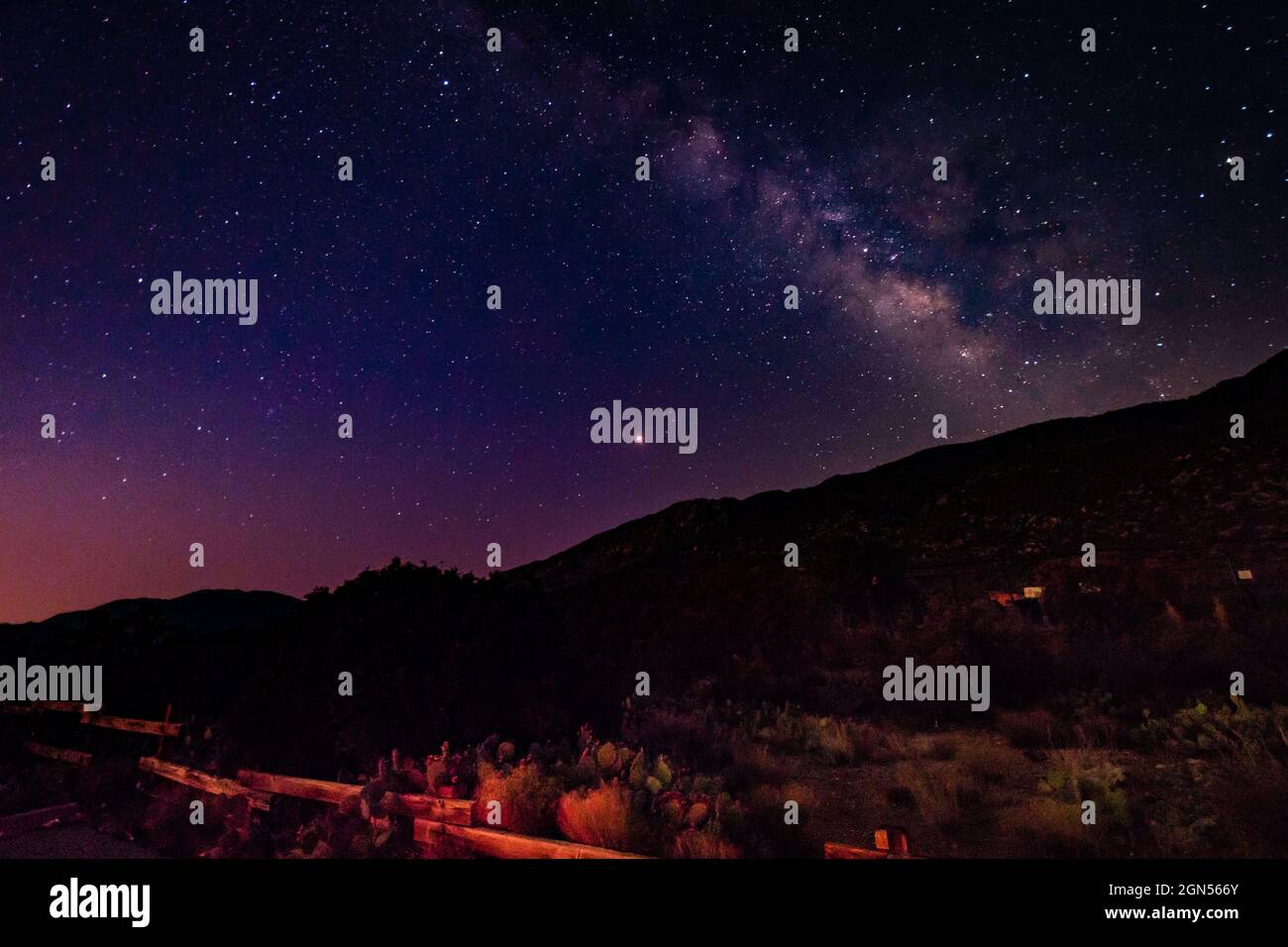 Beautiful view of the night sky with stars Stock Photo - Alamy