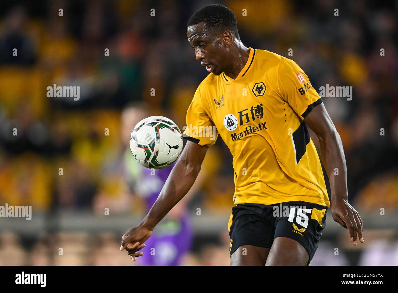 Willy Boly #15 of Wolverhampton Wanderers in action during the game in ...