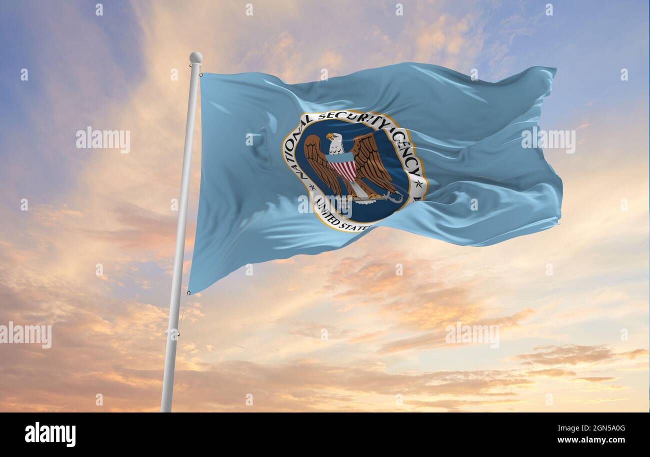 Seal of the National Security Agency NSA of the United States of America  with seat in Crypto City - USA Stock Photo - Alamy